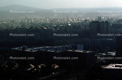 smog, buildings, air pollution