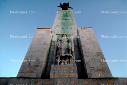 Russian Soldier bar-Relief, Helmet, collar, Statue, Freedom Monument, Gellert hill, Szabadsag Szobor, Budapest