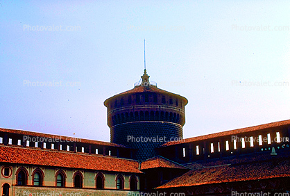Castello Sforzesco Turret, Tower, castle, palace, building