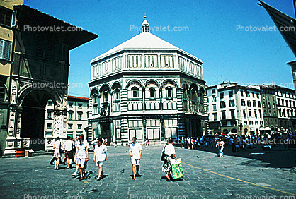 The little Baptistery, Battistero, Florence, landmark