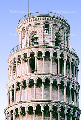 Leaning Tower of Pisa Top Levels, Columns