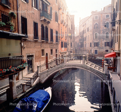 Waterway, Canal, boat, Venice 