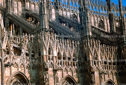 detail, Milan Cathedral, (Italian: Duomo di Milano)
