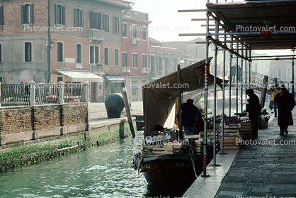 Boat, Footbridge, Canal, Venice