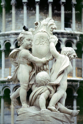 Statue of Angels, Piazza dei Miracoli, Leaning Tower of Pisa