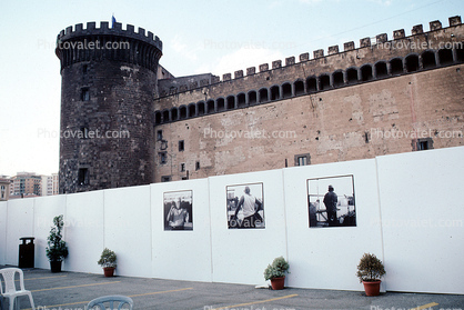 Photo exhibit at the Castello Nuovo, Castle Nuovo, (New Castle)