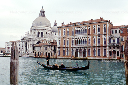 Cathedral, Basilica, Buildings, Canal, Gondola, Waterway