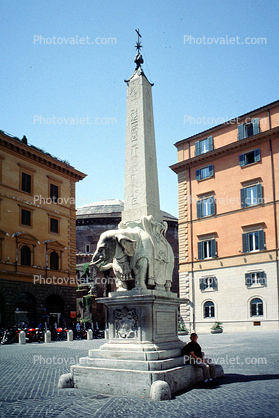 Elephant Statue, Obelisk, Piazza Santa Maria sopra Minerva, Pedestal, Rome