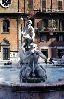 Water Fountain, aquatics, Rome