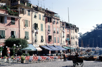 Village, Buildings, Cafe, near Sorrento