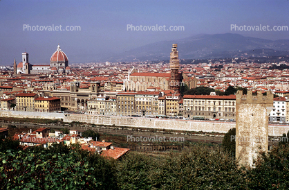 Arno River, Cathedral of Santa Maria del Fiore, Duomo, Florence