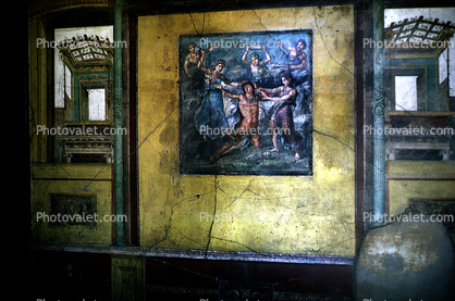 Painting, Wall, Fresco, Pompei