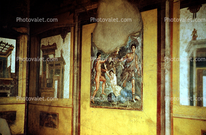 Painting, Wall, Fresco, Pompei