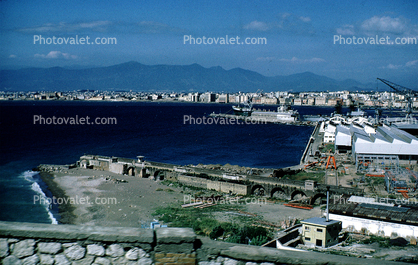 Harbor, buildings, Pompei
