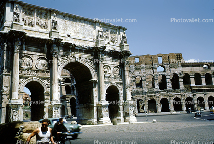 Arch of Constantine, near the Colosseum