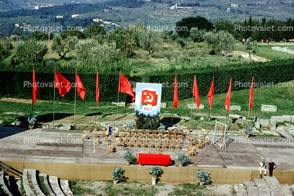 Communist Party, meeting, amphitheater, Florence