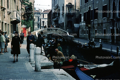 Gondola, Canal, Bridge, Waterway