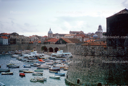 Castle, Harbor, Water, Boats, Adriatic Sea