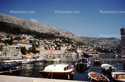 Harbor, Waterfront, Buildings, Boats, Dubrovnick
