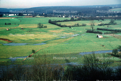 Farmlands in Belgium, Fields, Wetlands