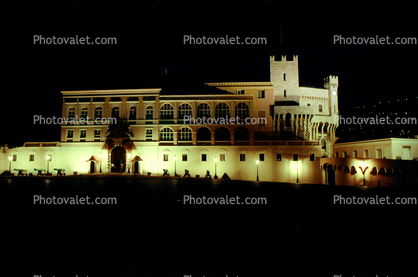Palace, night, nighttime, building