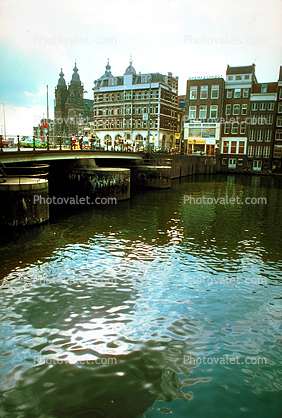 Water, Bridge, Amsterdam