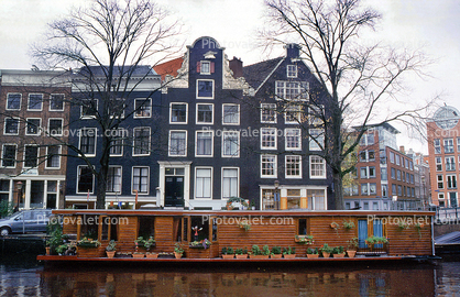 Floating Home, Houseboat, Canal, House, Amsterdam