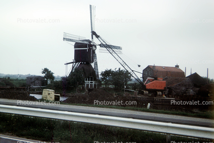 Windmill and Crane