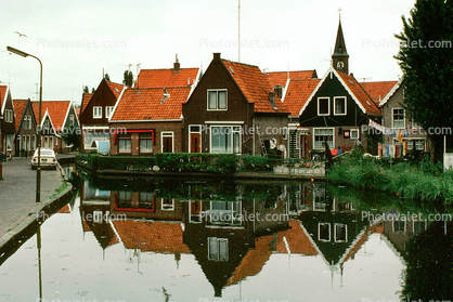 Canals, Homes, Houses, Reflection, Amsterdam