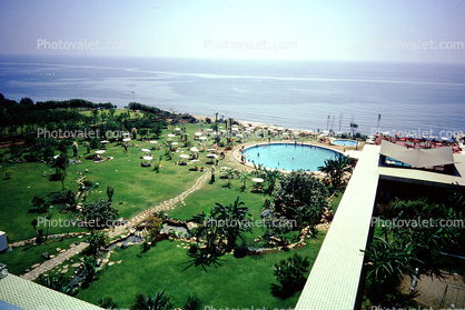 Swimming Pool, Mediterranean Sea, Marbella, Malaga, Costa del So