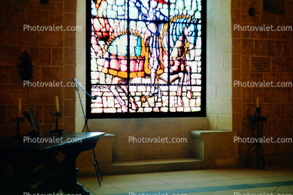 Stained Glass Window, Alcazar, Segovia
