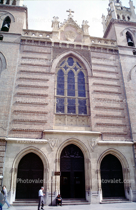 Church facade, building