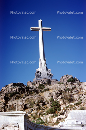 Cross, Crucifix, Memorial to the Fallen, Valley, Valley of the Fallen, giant cross, monument, Tallest Cross in the World