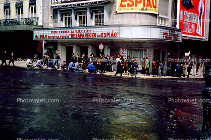 Avenida Leberdade, marquee, Lisbon, April 1967, 1960s
