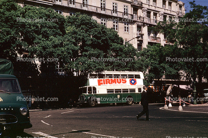Firmus, doubledecker bus, Lisbon