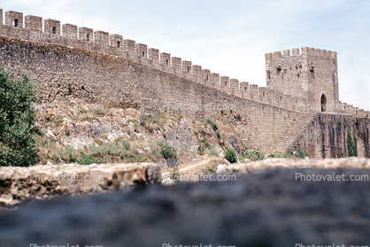 Obidos, Castle Walls, Brick, Turret, Tower, Castle