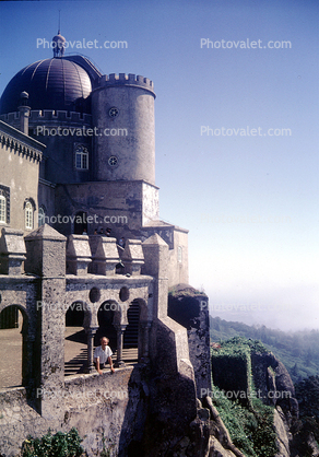 Castle, dome, Tower, hilltop, Castelo de Montemor o Velho, Montemor-o-Velho, buildings, near Coimbra