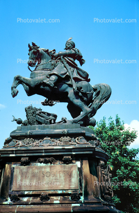 John III Sobieski, King of Poland, Statue, Statuary, Landmark, Jan Sobieski, Grand Duke of Lithuania