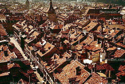 Red Rooftops, Bern, Switzerland, 1950s