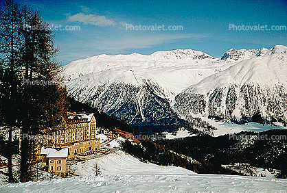 Hotel Chesa Chantrella, Chantrella, Valley, Saint Moritz, Switzerland, 1950s