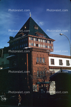 Tower, Building, Saint Moritz, Switzerland, 1950s