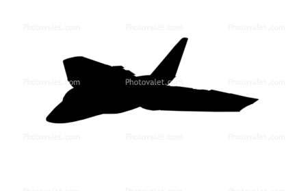 Swiss Federal Aviation Factory N-20 Aiguillon ("Sting"), Jet Fighter Silhouette, logo, shape