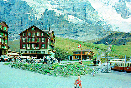 Homes, houses, valley, village, Switzerland