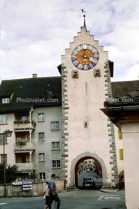 Tower, Switzerland, outdoor clock, outside, exterior, building, roman numerals