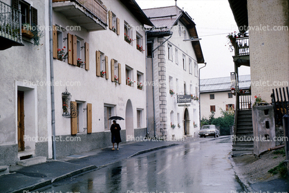 Rain, Umbrella, Switzerland