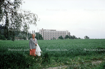 Woman, Field, Helsinki