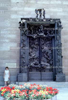 Ornate Door, bar-Relief, Sculpture, Flowers, Woman, Bergen, opulant