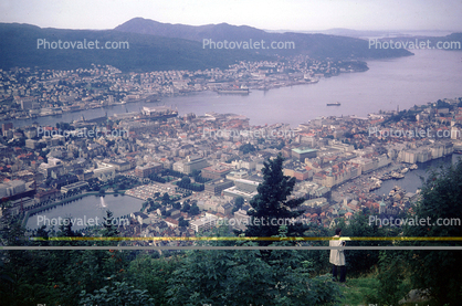 Buildings, Harbor, Docks, City, Bergen