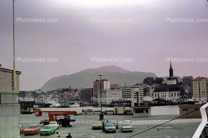 Cityscape, Buildings, Docks, Waterfront, Bergen