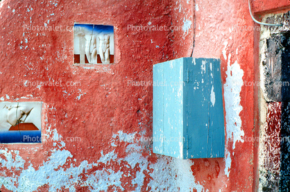Red Walls, Santorini
